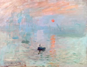 Impression, Soleil Levant 1872 by Claude Monet