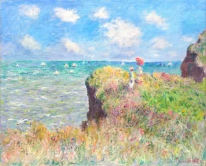 Cliff Walk at Pourville 1882 by Claude Monet