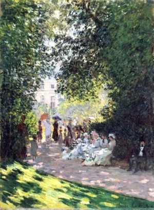 Parc Monceau, 1878 by Claude Monet