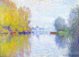Autumn On the Seine, Argenteuil (1873) by Claude Monet