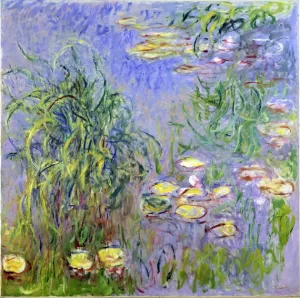 Water Lilies, Cluster of Grass , 1914-17 by Claude Monet