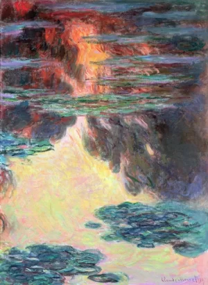 Water Lilies 1907 by Claude Monet