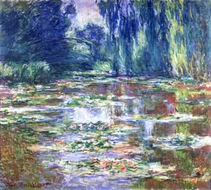 Water Lily Pond and Japanese Bridge, 1905 by Claude Monet