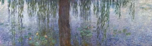 Willows In the Morning, 1920-26-Left Panel by Claude Monet
