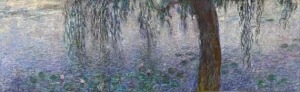 Willows In the Morning, 1920-26-Right Panel by Claude Monet