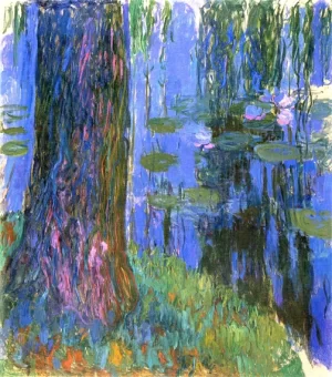Weeping Willow and Water-Lily Pond, 1916-19 by Claude Monet