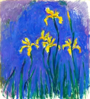 Yellow Irises 1917 by Claude Monet