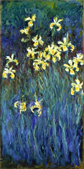 Yellow Irises by Claude Monet