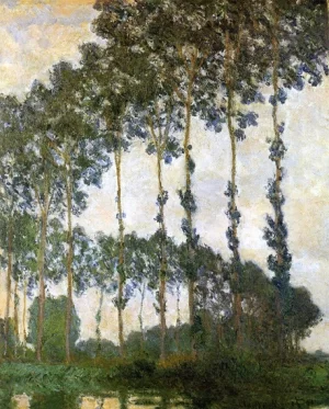 Poplars 1891 by Claude Monet