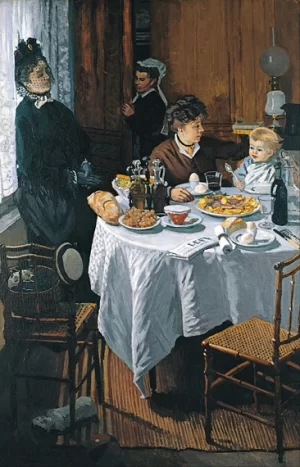 The Luncheon by Claude Monet