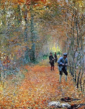 La Chasse by Claude Monet