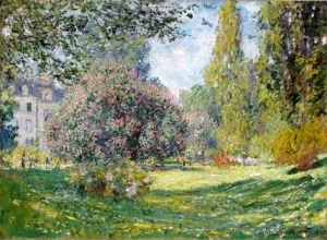 Parc Monceau, Paris, 1876 by Claude Monet