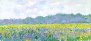 Field of Yellow Irises at Giverny by Claude Monet