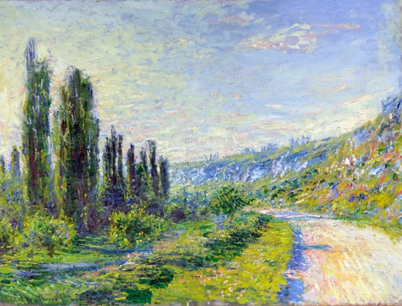 La Route De Vétheuil by Claude Monet