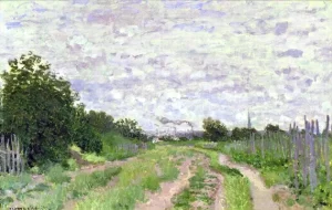 Lane In the Vineyards at Argenteuil, 1872 by Claude Monet