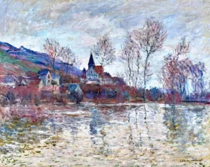 Inondation à Giverny by Claude Monet