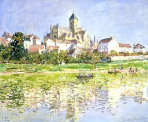 The Church at Vetheuil by Claude Monet