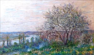 Spring Effect, Landscape near Vetheuil by Claude Monet