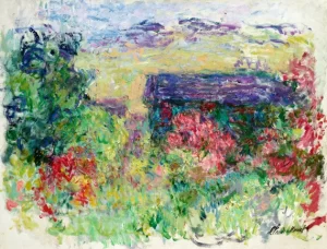 La Maison à Travers Les Roses by Claude Monet