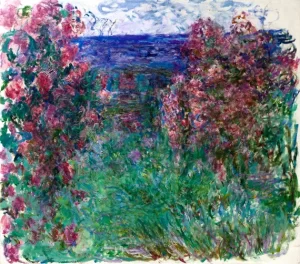 La Maison Dans Les Roses by Claude Monet