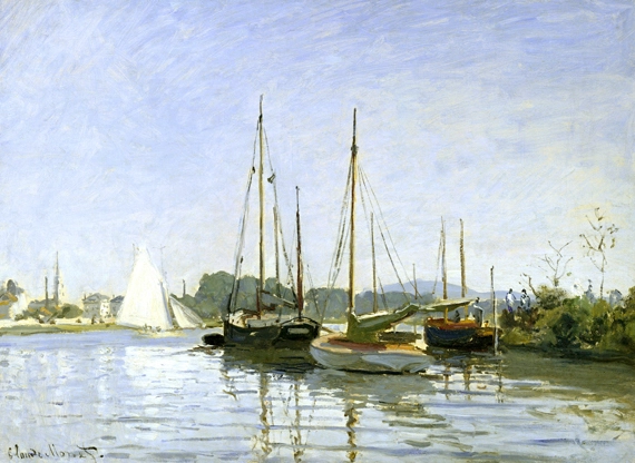 Pleasure Boats, Argenteuil by Claude Monet
