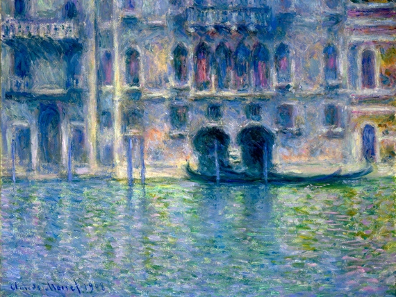 Palazzo Da Mula In Venice by Claude Monet