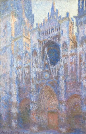 Rouen Cathedral, West Facade by Claude Monet