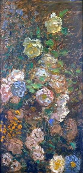Roses Blooming by Claude Monet