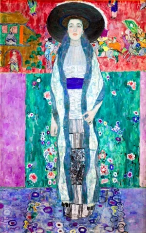 Portrait-of-Adele-Bloch-Bauer-II by Gustav Klimt
