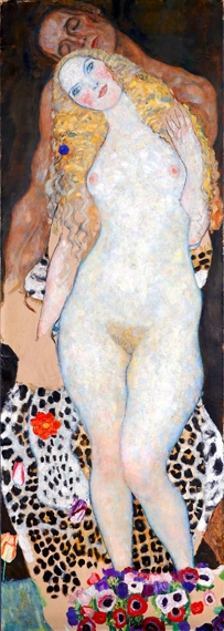 Adam and Eve by Gustav Klimt