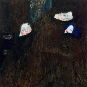 Mutter Mit Zwei Kindern (Familie) by Gustav Klimt