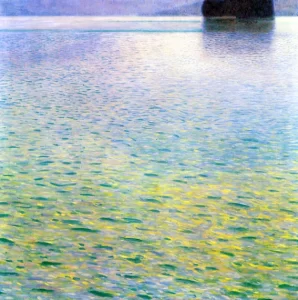 Island in the Attersee by Gustav Klimt