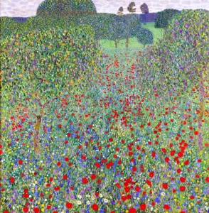 Blooming Poppy by Gustav Klimt