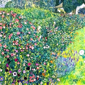 A Garden in Italy 1913 by Gustav Klimt