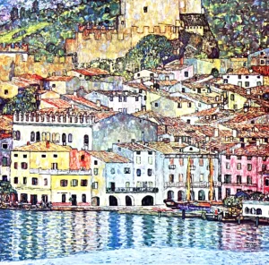 Malcesine On Lake Garda by Gustav Klimt