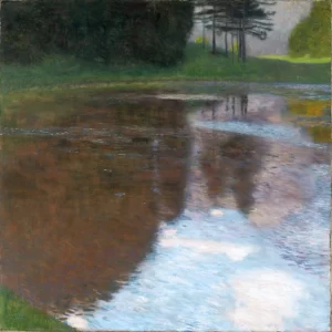 Tranquil Pond by Gustav Klimt