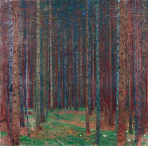 Fir Forest I by Gustav Klimt