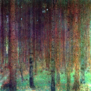 Pine Forest II by Gustav Klimt