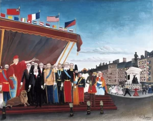 Foreign Powers Coming to Greet the Republic as a Sign of Peace by Henri Rousseau