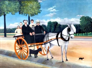 Old-Junier's-Cart-(1908) by Henri Rousseau