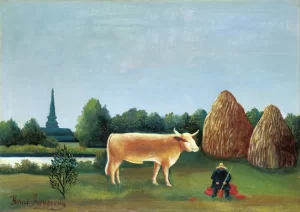 Scene in Bagneux on the Outskirts of Paris by Henri Rousseau