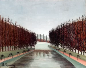 Le canal by Henri Rousseau