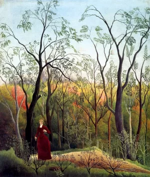 Forest Promenade by Henri Rousseau