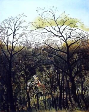 Forest Rendezvous by Henri Rousseau