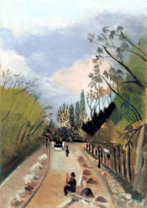 Avenue de l'Observatoire by Henri Rousseau