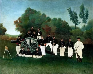 The Artillerymen by Henri Rousseau