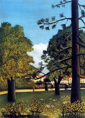 View of Parc de Montsouris by Henri Rousseau