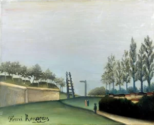 View of the Fortifications to the left of the Gate of Vanves by Henri Rousseau