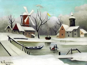 Winter (L'Hiver) by Henri Rousseau