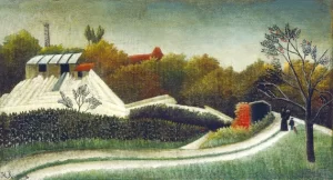 Sawmill, Outskirts of Paris by Henri Rousseau